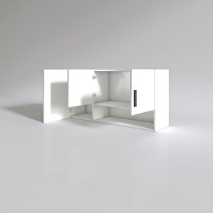 Hazır Mutfak Mirandus32 Byz 060*120*32 Mutfak Banyo Dolabı Kapaklı Raflı