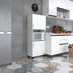Mini Fırın Dolabı Gökhun Byz 148*60*30 Ayaklı Mikroalga Midi Fırın Mutfak