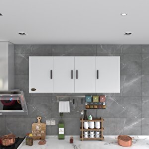 Kenzlife Hazır Mutfak Marina Byz 060*150*22 Mutfak Banyo Dolabı Kapaklı Raflı