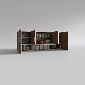 Hazır Mutfak Acus32 Cvz 060*150*32 Mutfak Banyo Dolabı Kapaklı Raflı
