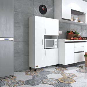 Mini Fırın Dolabı Alpkuntsağ Byz 148*90*30 Ayaklı Mikroalga Midi Fırın Mutfak