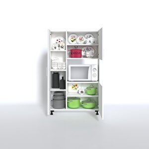 Mini Fırın Dolabı Alpkuntsağ Byz 148*90*30 Ayaklı Mikroalga Midi Fırın Mutfak