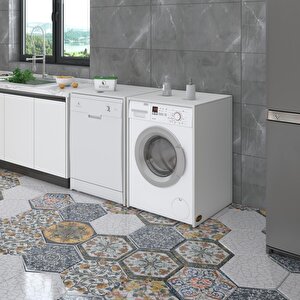 Çamaşır&kurutma&bulaşık Makinesi Dolabı Naumkare Byz 90*140*60 Kapaksız Arkalıksız