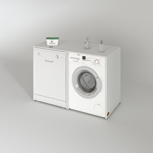Çamaşır&kurutma&bulaşık Makinesi Dolabı Naumkare Byz 90*140*60 Kapaksız Arkalıksız