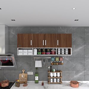 Kenzlife Hazır Mutfak Konsta Cvz 060*150*22 Mutfak Banyo Dolabı Kapaklı Raflı
