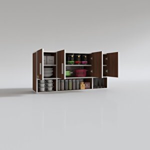 Hazır Mutfak Severus Cvz 060*120*22 Mutfak Banyo Dolabı Kapaklı Raflı