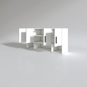 Hazır Mutfak Severus Byz 060*120*32 Mutfak Banyo Dolabı Kapaklı Raflı