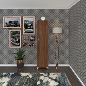Kenzlife Mutfak Dolabı Zehra 168*030*032 Cvz Kilitli Ayaklı Banyo Evrak Ofis Kitaplık Ayakkabılık Kiler