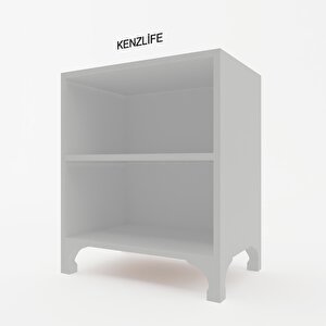 Kenzlife Kitaplık Tuğçe 068*030*020 Byz Ayaklı Mutfak Dolabı Banyo Ofis Ayakkabılık Kiler