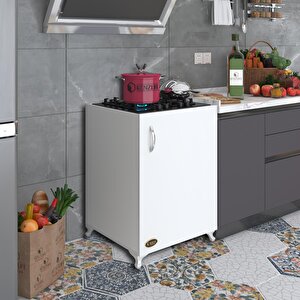 Ocak Dolabı Kamuran Byz 85*60*56 Hazır Mutfak Ankastre Gömme Ocak Için Arkalıksız