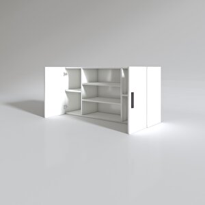 Hazır Mutfak Honnor32 Byz 060*120*32 Mutfak Banyo Dolabı Kapaklı Raflı