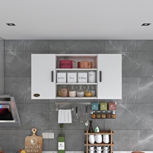 Hazır Mutfak Honnor32 Byz 060*120*32 Mutfak Banyo Dolabı Kapaklı Raflı