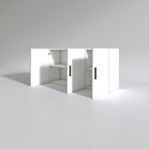 Hazır Mutfak Dirca32 Byz 060*120*32 Mutfak Banyo Dolabı Kapaklı Raflı