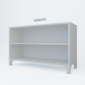 Kenzlife Kitaplık Tuğçe 048*090*020 Byz Ayaklı Mutfak Dolabı Banyo Ofis Ayakkabılık Kiler