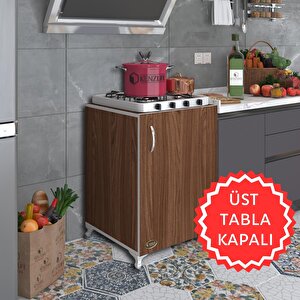 Ocak Dolabı Hoşseda Cvz 85*60*56 Hazır Mutfak Klasik Set Üstü Ocak Için Arkalıksız