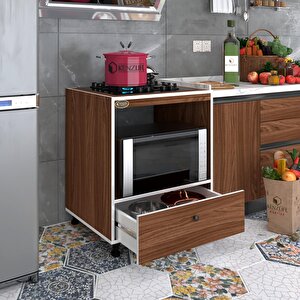 Ocak Dolabı Piraye Cvz 85*70*60 Xlarge Çekmeceli Hazır Mutfak Ankastre Gömme Ocak Için