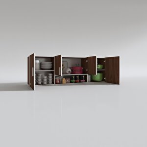 Hazır Mutfak Packey Cvz 060*180*32 Mutfak Banyo Dolabı Kapaklı Raflı