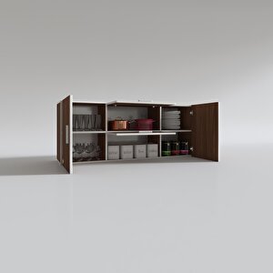 Hazır Mutfak Lucida Cvz 060*150*32 Mutfak Banyo Dolabı Kapaklı Raflı