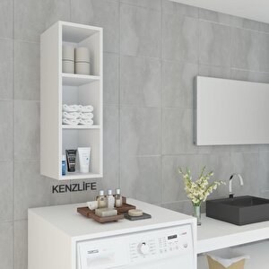 Kenzlife Mutfak Dolabı Itır 090.030.30 Byz 2 Raflı Kapaksız Ofis Banyo Kiler Evrak Kitaplık