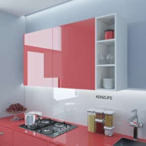 Kenzlife Mutfak Dolabı Itır 090.030.30 Byz 2 Raflı Kapaksız Ofis Banyo Kiler Evrak Kitaplık