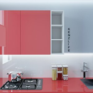 Kenzlife Mutfak Dolabı Itır 090.030.30 Byz 2 Raflı Kapaksız Ofis Banyo Kiler Evrak Kitaplık
