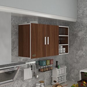 Hazır Mutfak Fulvus22 Cvz 060*120*22 Mutfak Banyo Dolabı Kapaklı Raflı