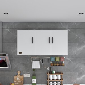 Hazır Mutfak Canna22 Byz 060*120*22 Mutfak Banyo Dolabı Kapaklı Raflı
