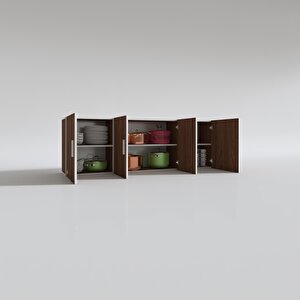 Hazır Mutfak Silvanus Cvz 060*180*32 Mutfak Banyo Dolabı Kapaklı Raflı