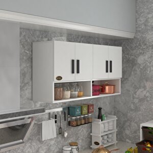 Hazır Mutfak Vesper Byz 060*120*32 Mutfak Banyo Dolabı Kapaklı Raflı