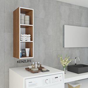 Kenzlife Mutfak Dolabı Itır 090.030.30 Cvz 2 Raflı Kapaksız Ofis Banyo Kiler Evrak Kitaplık