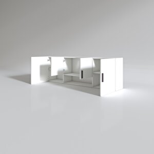Hazır Mutfak Packey Byz 060*180*32 Mutfak Banyo Dolabı Kapaklı Raflı