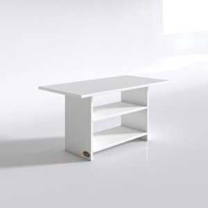 Orta Salon Sehpası Hamburg Beyaz 045x070x50 Yemek Masası