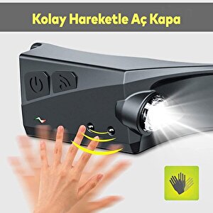 Suya Dayanıklı Profesyonel Kafa Feneri Sensörlü Kafa Lambası Tepe Işığı Ultra Ergonomik Kafa Led