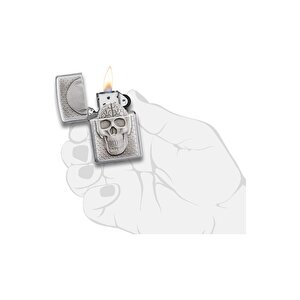 Zippo Çakmak 29818 Skull W/brain Surprise