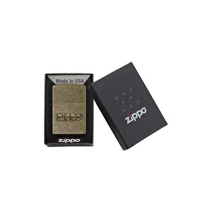 Zippo Çakmak 28994 Zippo Stamp Anti Brass