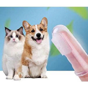 Himarry Evcil Hayvan Kedi Köpek Parmağa Takılan Diş Kaşıma Fırçası