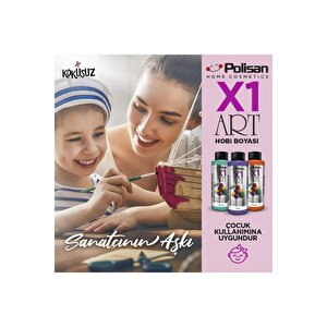 Poli̇san X1 Hobi̇ Boyası 0094 Antrasi̇t 120 Ml