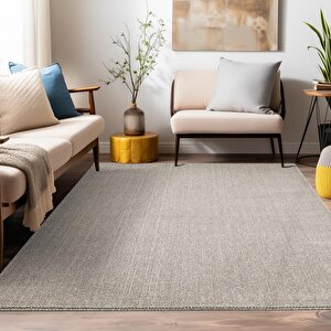 Düz Renk Kahverengi Sisal Yumuşak Polipropilen Jüt Halı Salon Oturma Odası Yolluk Mutfak Koridor Halısı 280x370 cm
