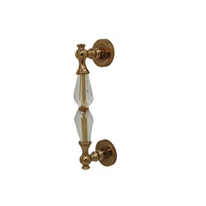 Topkapı Kristal Cam Albirifin Çekme Kapı Kolu Sürgülü Kapı Çekme Kolu 1 Adet