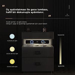 Hakan Kasakomidin Görünümlü Akıllı Çelik Kasa Müzik Kutusu + Gece Lambası + Otomatik Şarj + Wifi Çelik Kasa