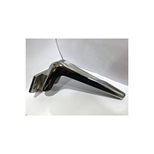 Legend X Metal Ayak 16 Cm Krom Renk Kanepe Koltuk Komidin Dolap Modern Tv Ünite Mobilya Ayağı Gümüş