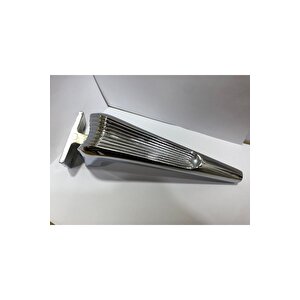 Legend X Metal Ayak 16 Cm Krom Renk Kanepe Koltuk Komidin Dolap Modern Tv Ünite Mobilya Ayağı Gümüş