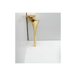 Elegant Gold Mobilya Koltuk Ayağı Chester Komidin Tv Ünitesi Vestiyer Ayağı 16 Cm 8 Adet