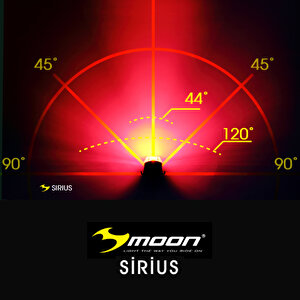 Sirius Arka Işık Stop 200 Lümen Usb Şarjlı