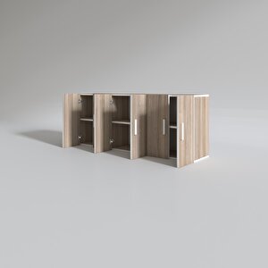 Hazır Mutfak Zanobi Crd 060*180*32 Mutfak Banyo Dolabı Kapaklı Raflı