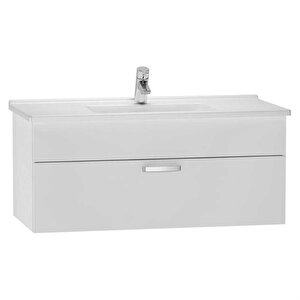 Vitra S50 Lavabo Dolabı 100 Cm Tek Çekmeceli Parlak Beyaz 56070