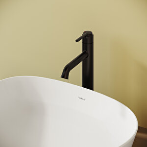 Vitra Origin Classic Çanak Lavabo Bataryası Mat Siyah A4288236