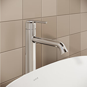 Vitra Origin Classic Çanak Lavabo Bataryası A42882 Üstten Kumandalı - Krom