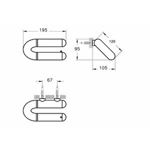 Vitra Liquid A4456539 Tuvalet Kağıtlığı, Parlak Siyah