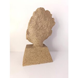 Biblo Gülen Adam Heykeli Hediye Sanat Ev Dekorasyon Ofis Masa Süsü Hediye Dekoratif